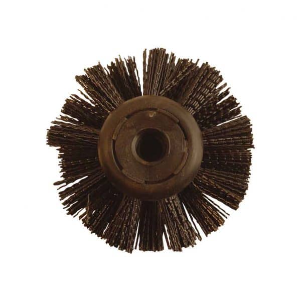 Drain Rod Clearing Wheel Brush 4"