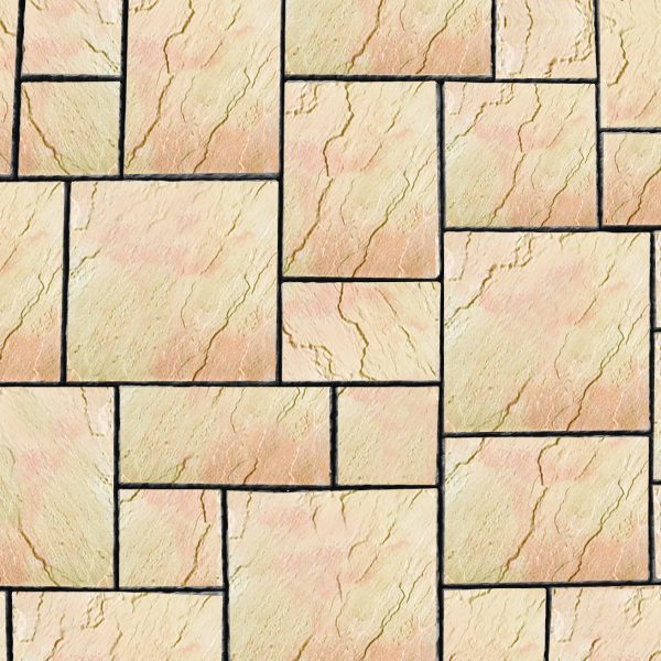 Barford Patio Kit Apricot 7.61m2