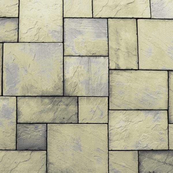 Barford Patio Kit Weathered Buff 7.61m2
