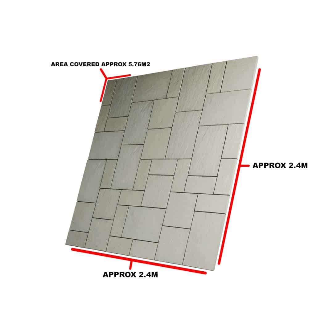 Lakeland Paving 2.4 X 2.4m 5.76m2 - Image 2
