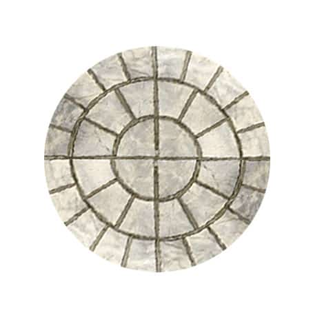 Weathered Buff Patio Circle