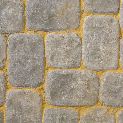 60mm Aura Cobble Paver Silver Fleck 171x114mm