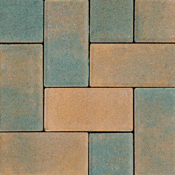 60mm Barley Paver Chestnut