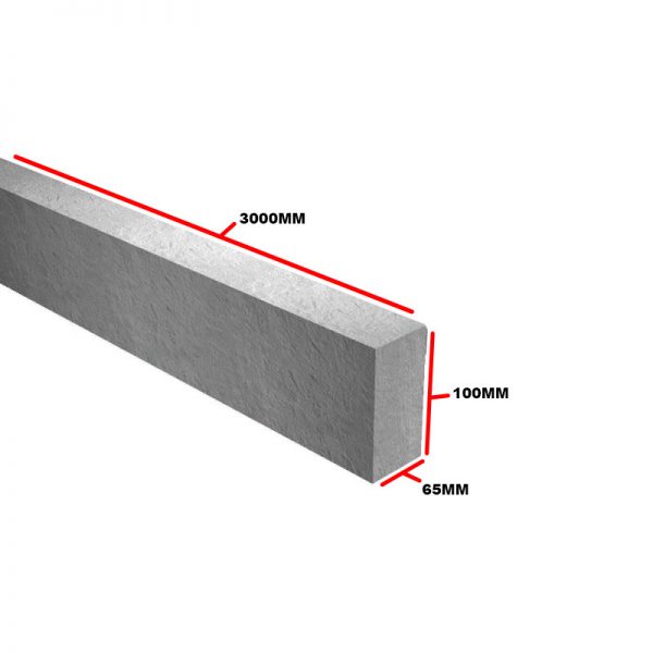 Concrete Wall Lintels 3000mm 100 X 65mm