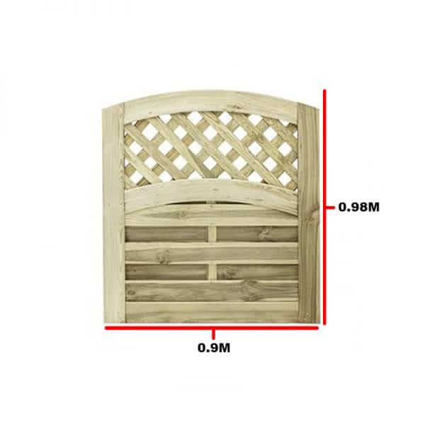St Meloir Gates 0.98 X 0.9m