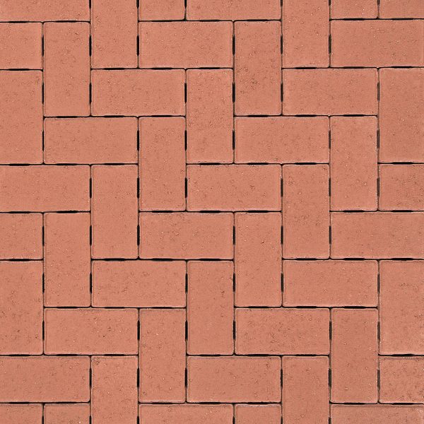 60mm Permeable Paver Aqua Red
