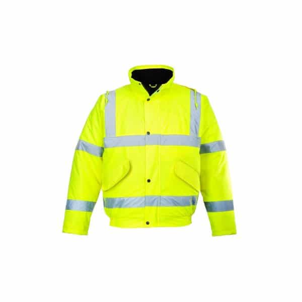 Hi-vis Padded Bomber Jacket (Each)