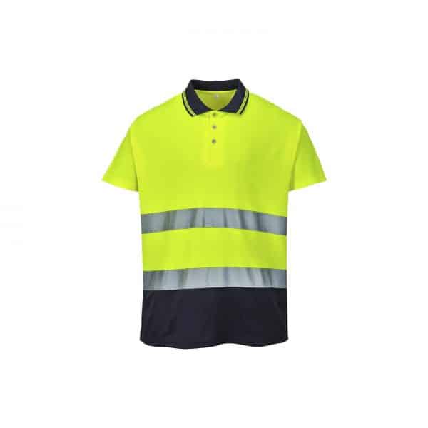 Hi-vis Polo Shirt (Yellow / Navy) Each