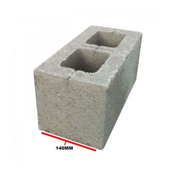 Hollow Concrete Blocks 140mm 7.3n
