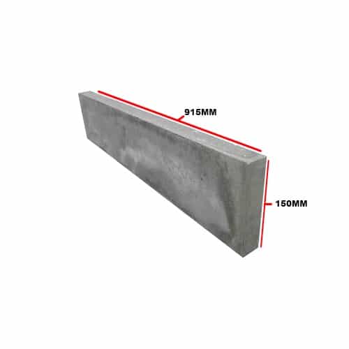 Flat Top Edgings 915 X 150 X 50mm