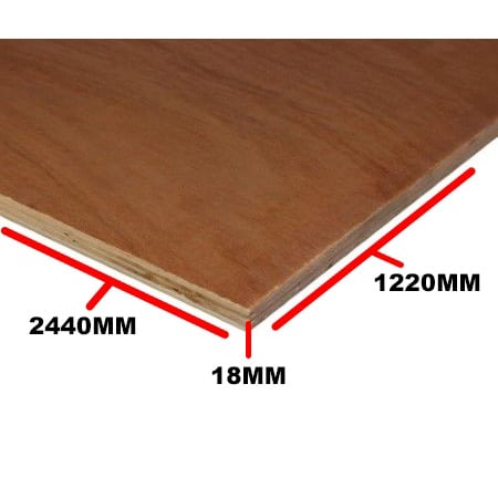 Marine Plywood 2440 X 1220 X 18mm