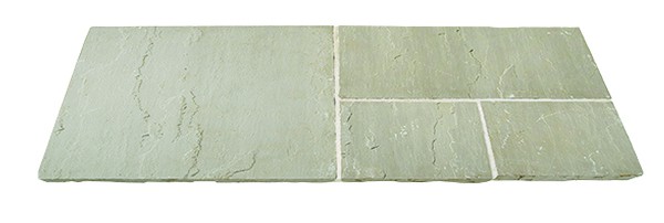 Natural Stone Calibrated Patio Kit Natural Grey Indian Sandstone - Image 2