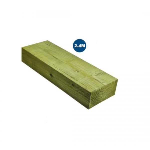 New Railway Sleepers Green 200 X 100mm 2.4m