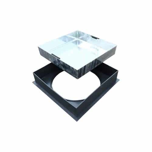 Paver Cover Square Round Frame 450 X 450mm