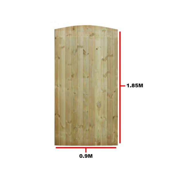 T & G Ledged Braced Gate 1.85 X 0.9m