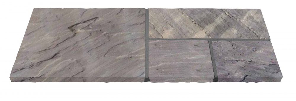 Natural Stone Calibrated Patio Kit Sagar Twilight Indian Sandstone - Image 2