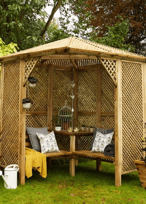 Valencia Corner Arbour 230 X 200 X 200Cm