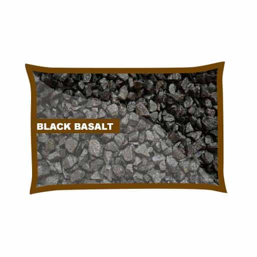 Black Basalt 14mm Poly Bag