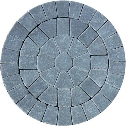 Smooth Cobble Circle Damson 2.1m