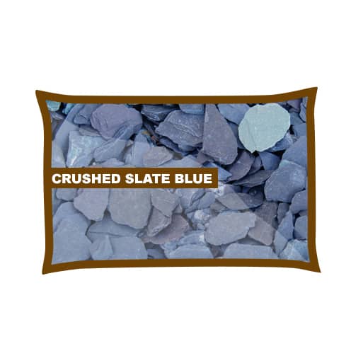Slate Blue Chippings 20mm Poly Bag
