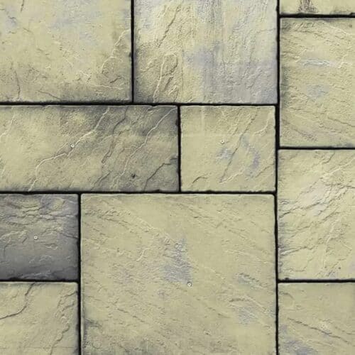 Henley Patio Kit Weathered Buff 5.00m2