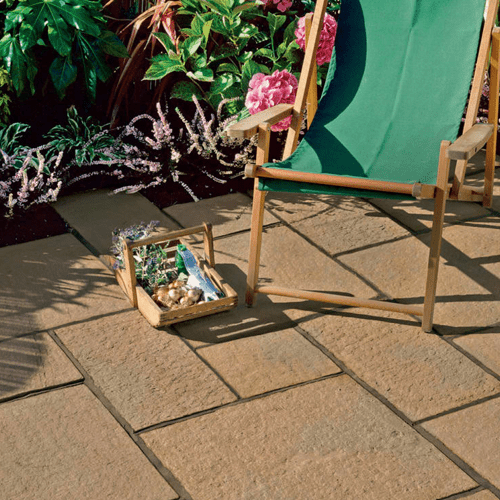 Marshalls Firedstone Patio Kit Fired Autumn 5.00m2