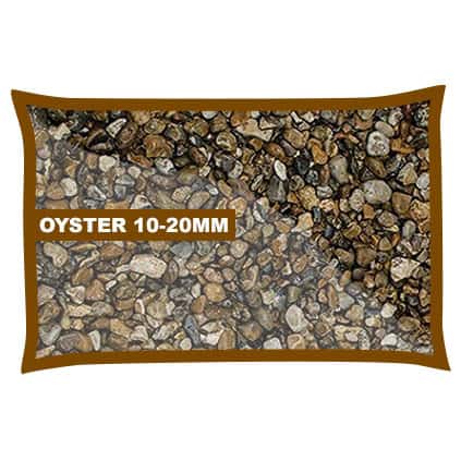 Oyster Gravel 20mm Poly Bag
