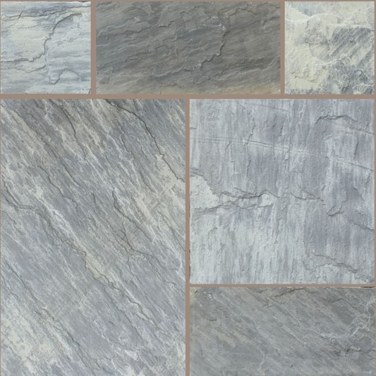 Natural Stone Calibrated Patio Kit Sagar Twilight Indian Sandstone