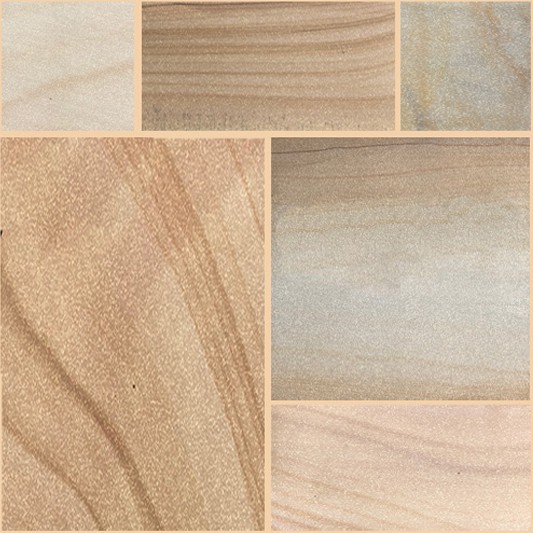 Natural Stone Calibrated Patio Kit Stylis Sunrise