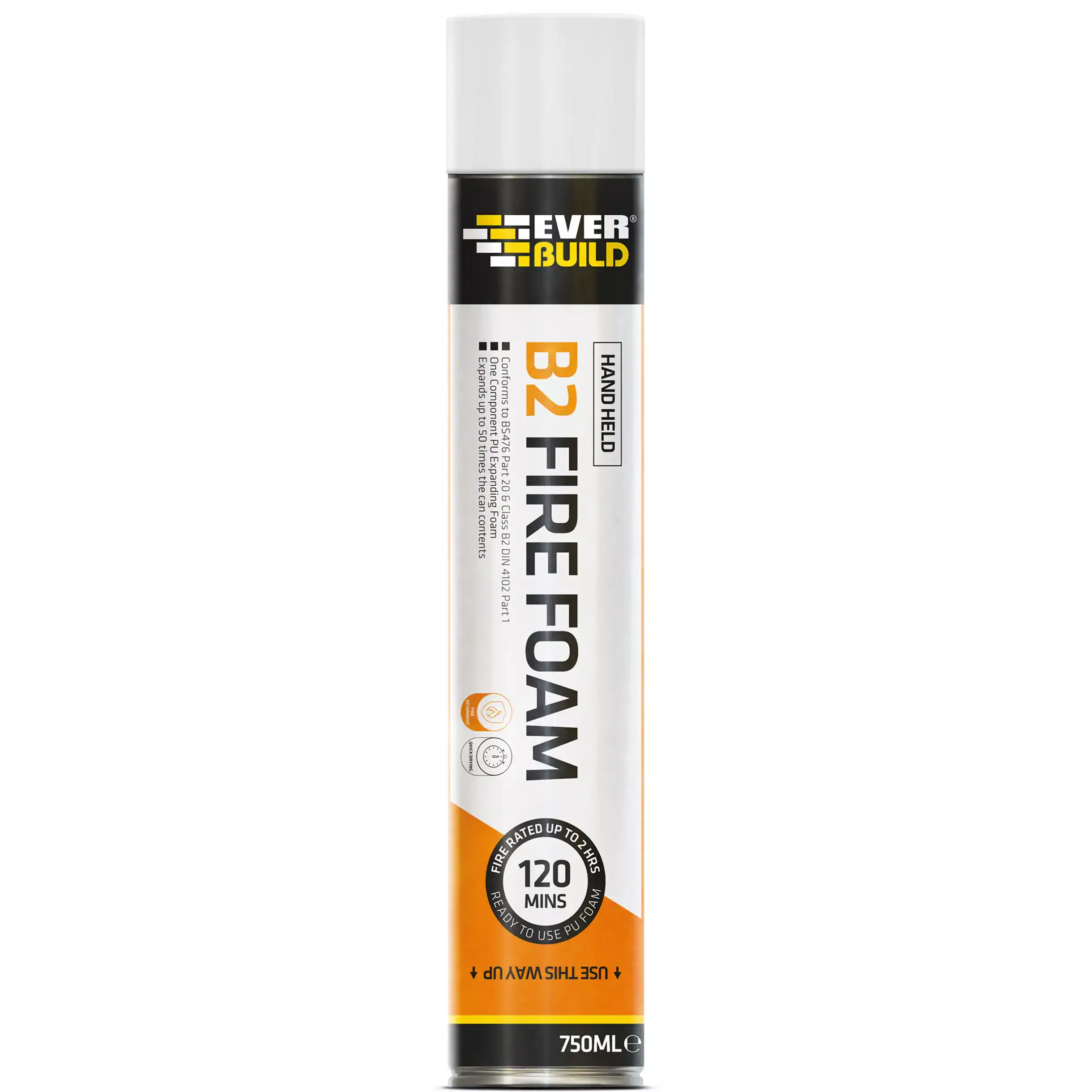 Everbuild Fire Foam B2 Hand Held 750ml