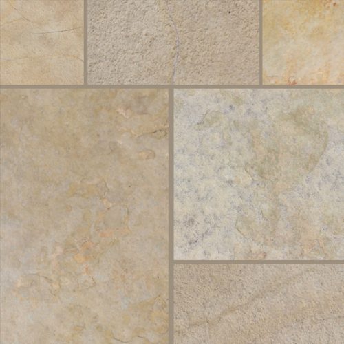 Natural Stone Calibrated Patio Kit Yellow Limestone