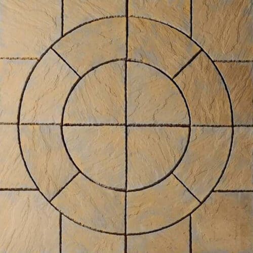 Ashwell Circle Honey Brown 1.8 X 1.8m 3.24m2