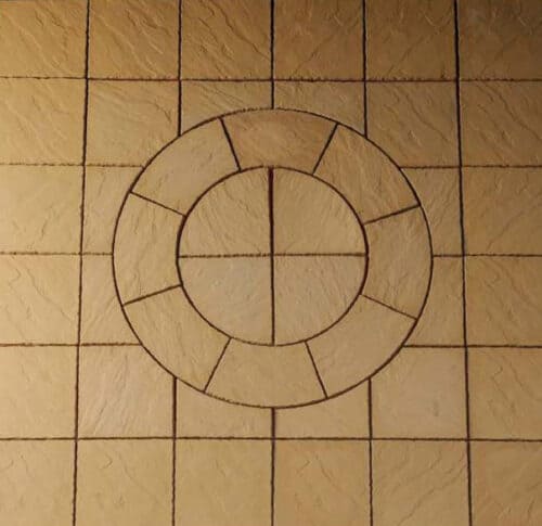 Ashwell Circle Honey Brown 2.7 X 2.7m 7.29m2