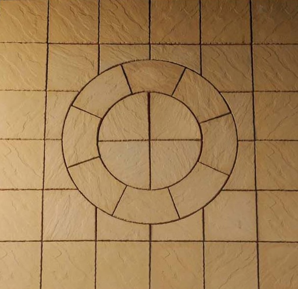 Ashwell Circle Honey Brown 2.7 X 2.7m 7.29m2