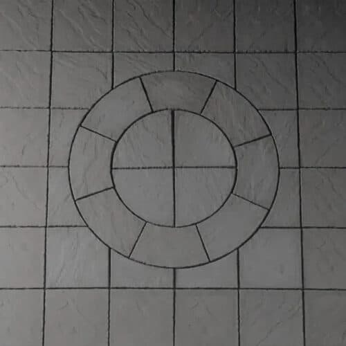 Ashwell Circle Slate 2.7 X 2.7m 7.29m2