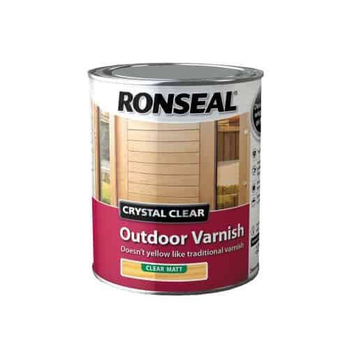 Ronseal Crystal Clear Outdoor Varnish Matt