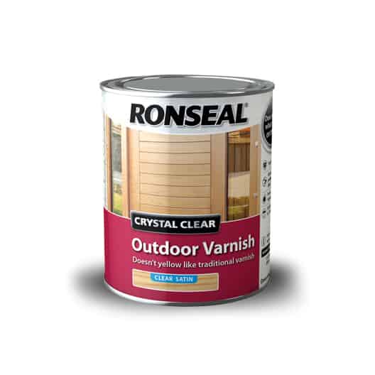 Ronseal Crystal Clear Outdoor Varnish Satin