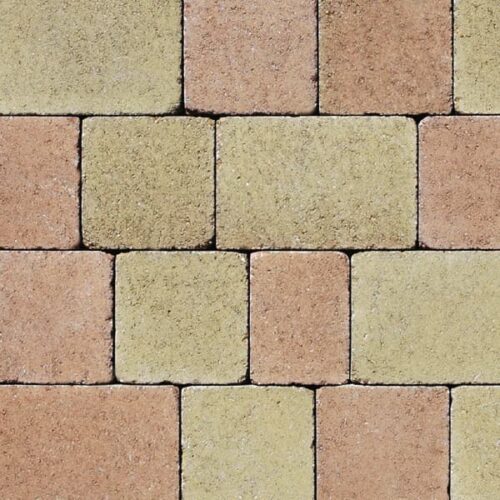 60mm Cobbled Paver 3 Size Oak