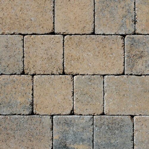 60mm Cobbled Paver 3 Size Walnut