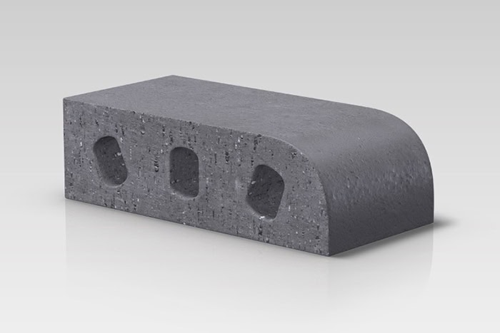 Bn 5.2 Single Bullnose Header On Flat Blue