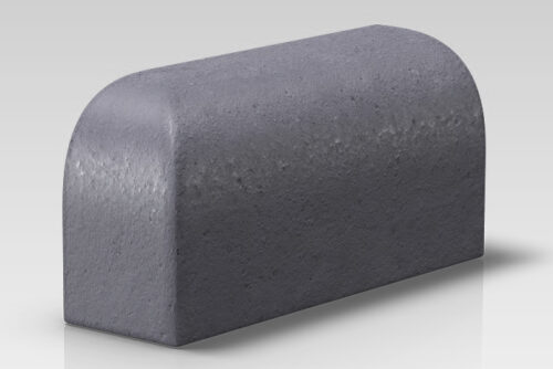 Bn 10.2 Single Bullnose External Return On Edge Blue Left