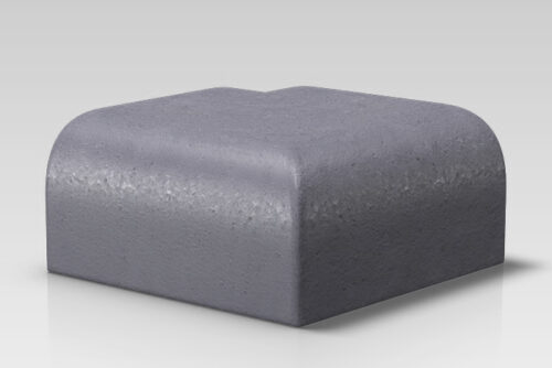 Bn 19.2 Bullnose External Return To Double Bullnose Square Corners On Bed Blue