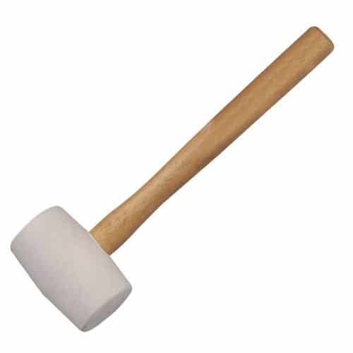 Ox Pro White Rubber Mallet 32oz