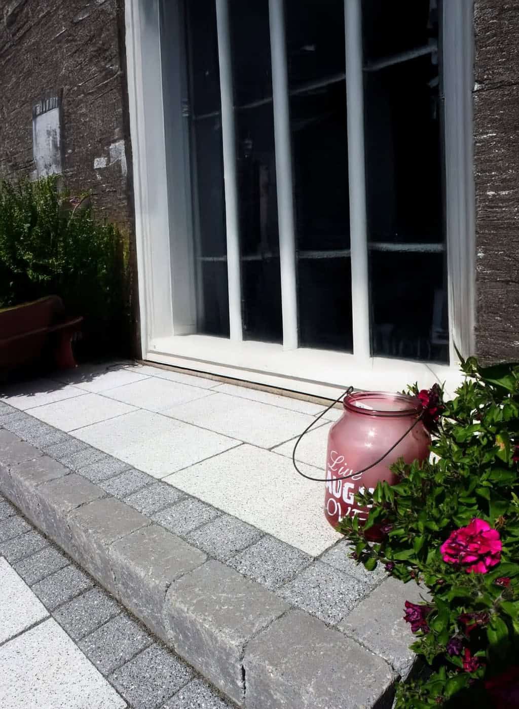 Mellifont Rumbled Kerb 190 X 160mm - Charcoal