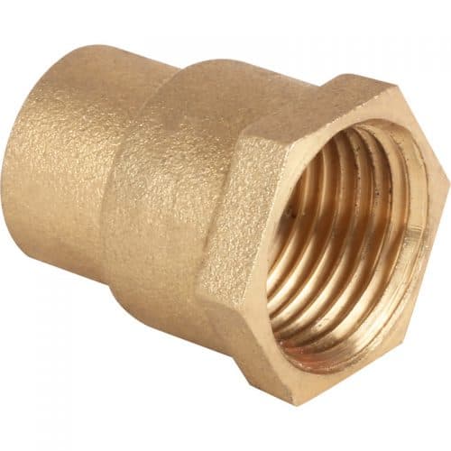 Solder Ring Female Coupler 15mm X 1/2"