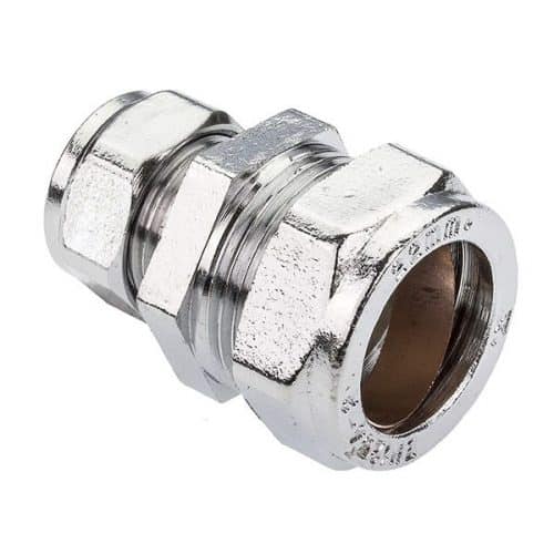 Compression Reducing Coupler Chrome Plated 15 X 22mm