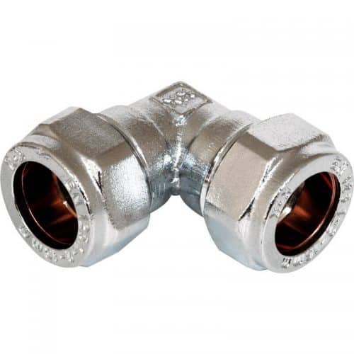 Compression Elbow Chrome Plated