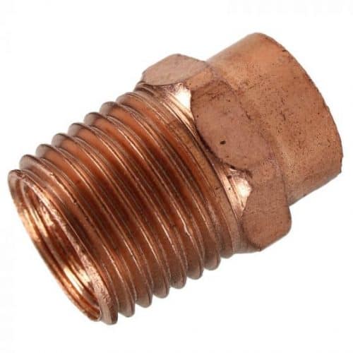 End Feed Male Coupler 22mm X 3/4"
