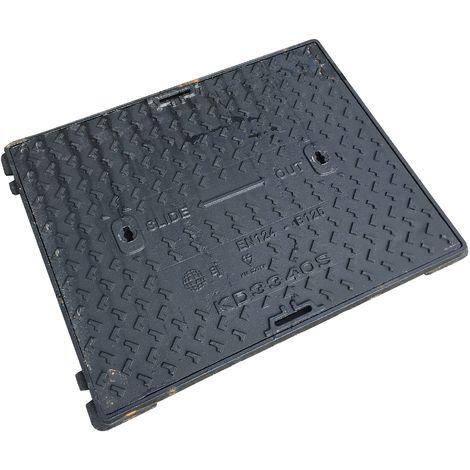 B125 Ductile Iron Cover And Frame 600 X 450mm 12.5T