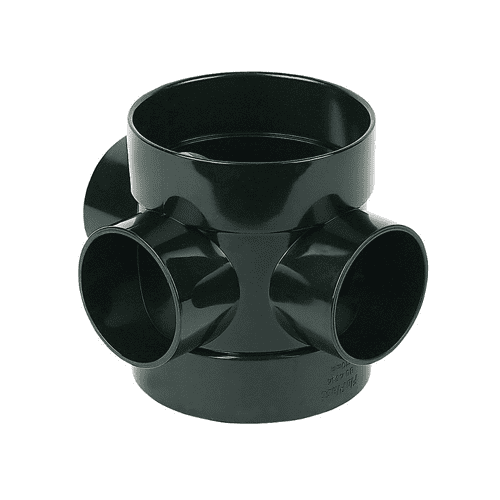 Black Soil Pushfit Boss Pipe